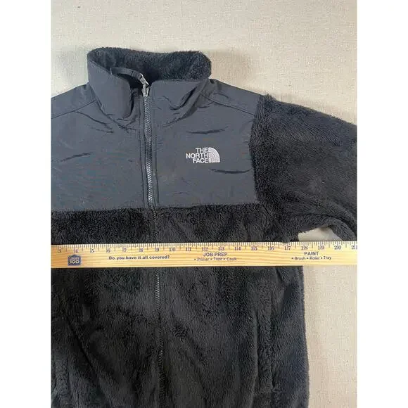 The North Face Girls Jacket Large Black Full Zip Fleece - Picture 3 of 6